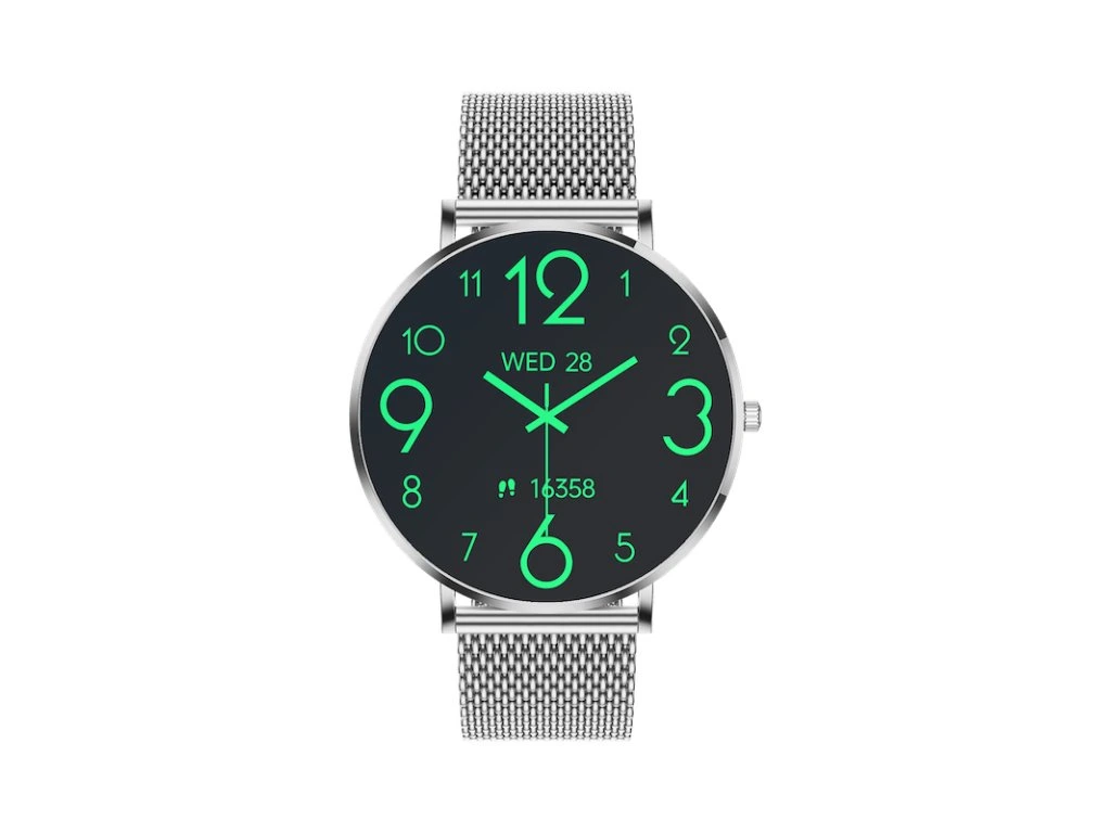 Smart hodinky CARNEO Phoenix HR+ 2nd gen. strieborné