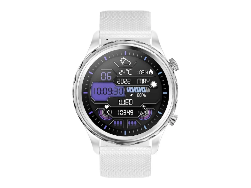 Smart hodinky Carneo Queen HR+ silver