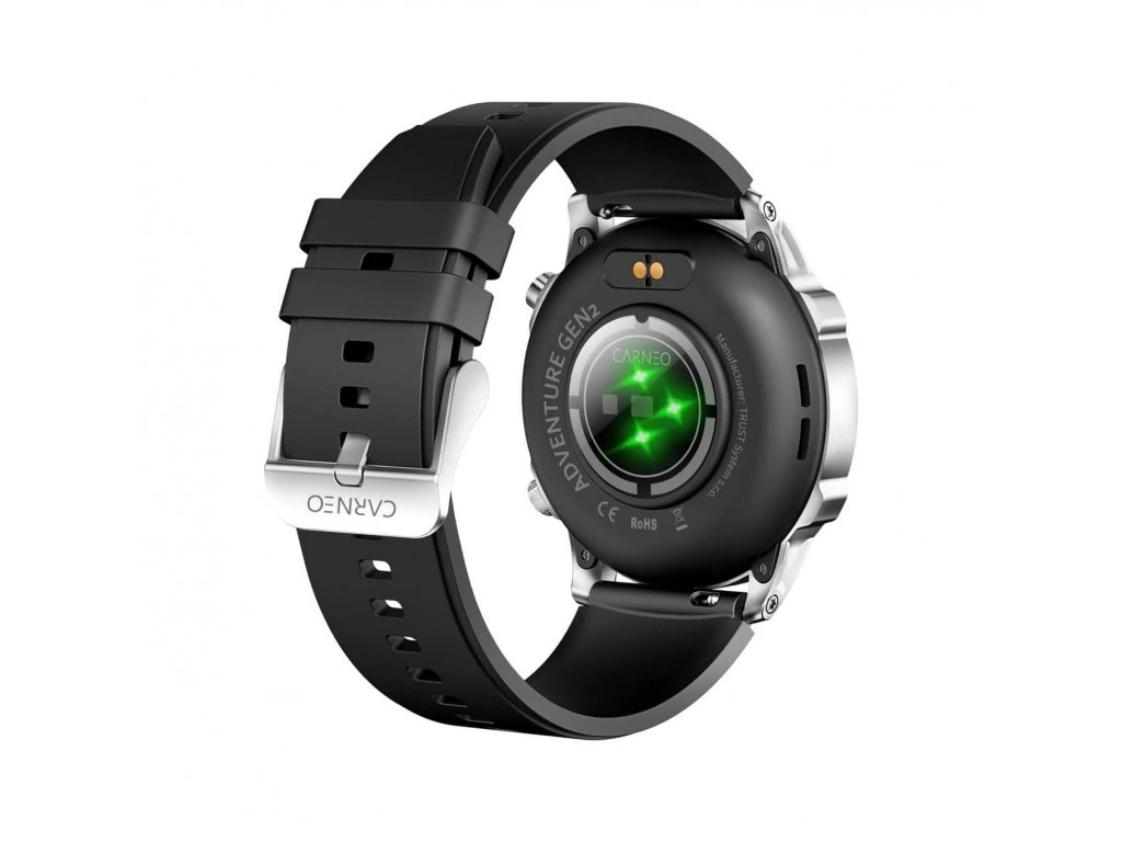 Smart hodinky Carneo Adventure HR+ 2nd gen. strieborné