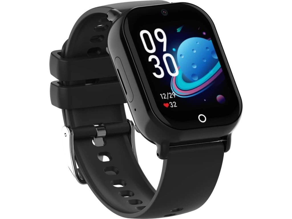 Detské smart hodinky Carneo GUARDKID+ 4G Tiny - čierne