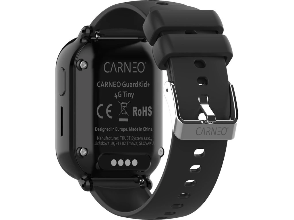 Detské smart hodinky Carneo GUARDKID+ 4G Tiny - čierne