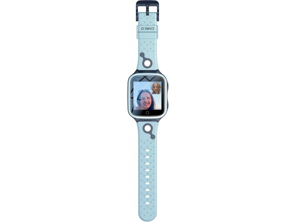 Smart hodinky Carneo GUARDKID+ 4G Platinum - modré