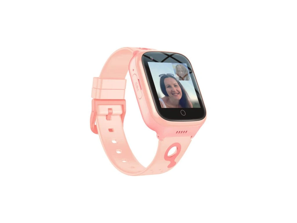 Smart hodinky Carneo GUARDKID+ 4G Platinum - rúžové