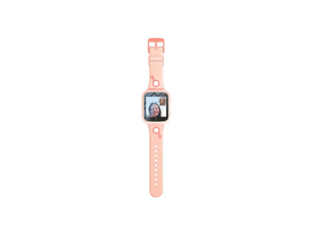 Smart hodinky Carneo GUARDKID+ 4G Platinum - rúžové