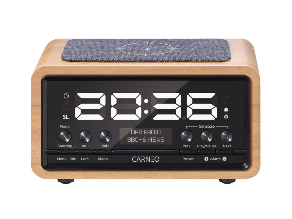 CARNEO W20D DAB, FM rádio, wireless charging