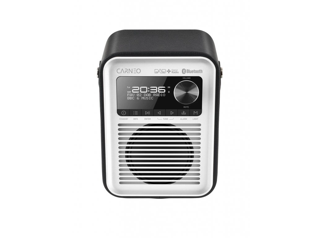 Rádio Carneo D600 DAB/FM - čierne / biele