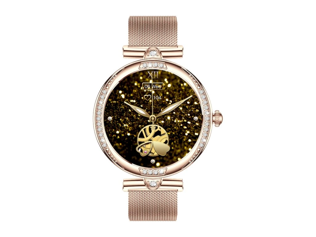 Smart hodinky Carneo Seinna HR+  rosegold