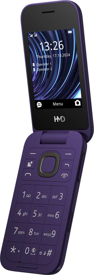 HMD 2660 4G Flip DS fialový