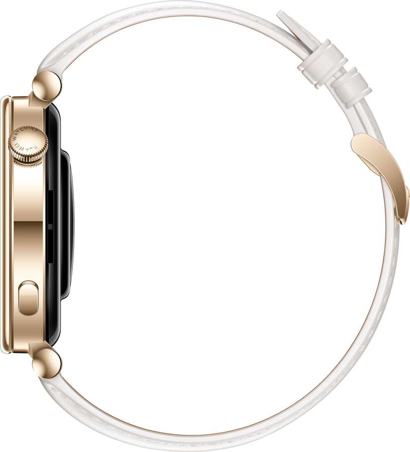 55020BJB HUAWEI WATCH GT4 41 mm Gold/White leather strap Aurora-B19L