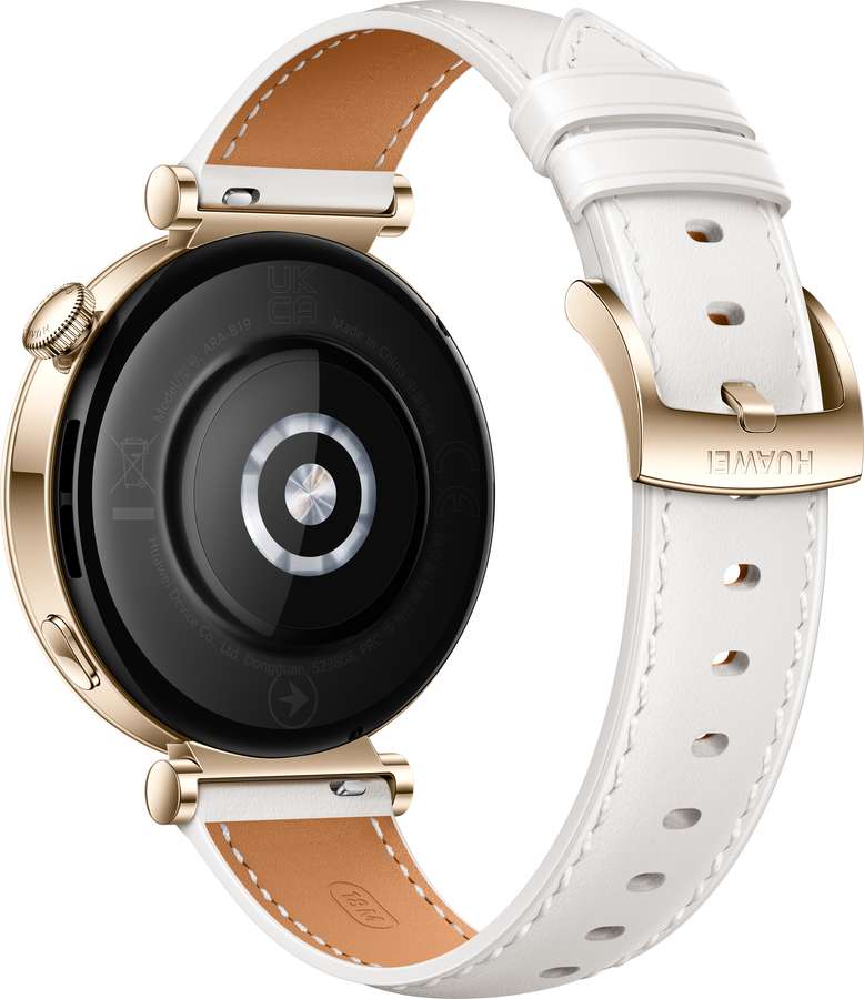 55020BJB HUAWEI WATCH GT4 41 mm Gold/White leather strap Aurora-B19L