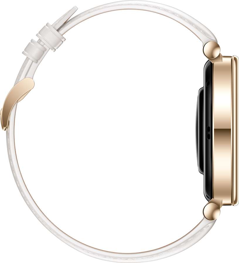 55020BJB HUAWEI WATCH GT4 41 mm Gold/White leather strap Aurora-B19L