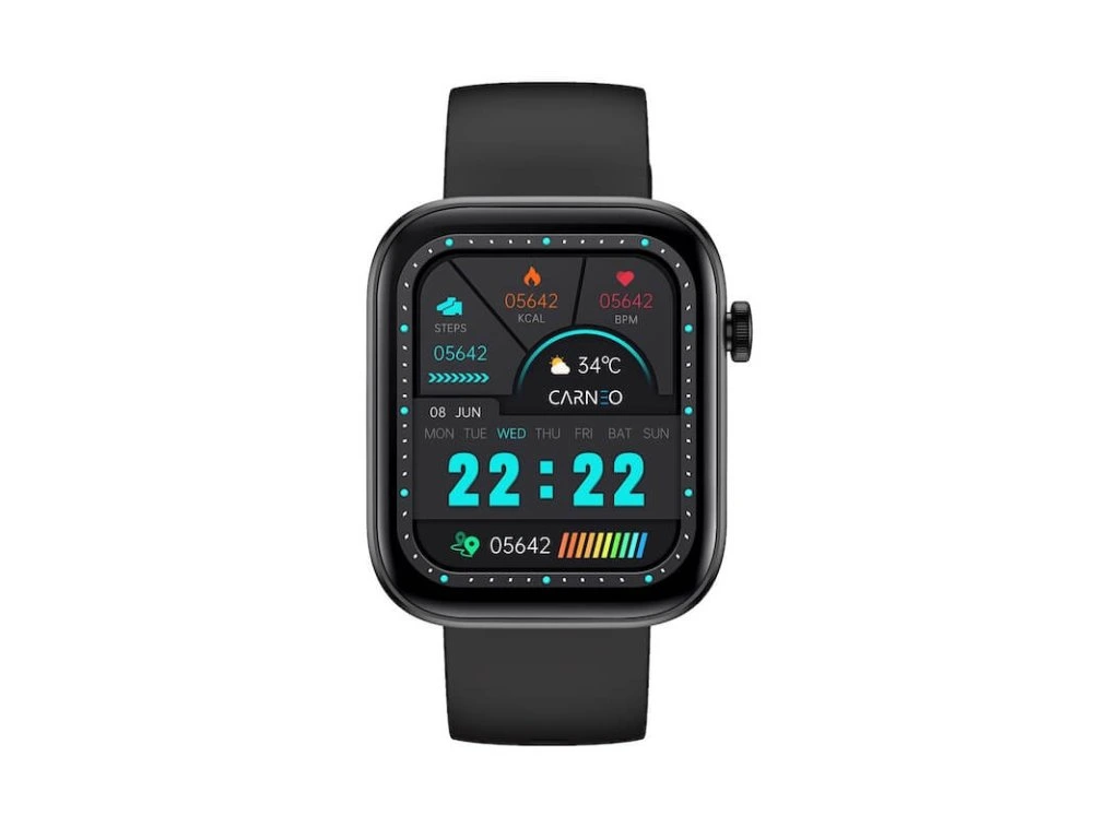 Smart hodinky Carneo Zenith HR+ čierne
