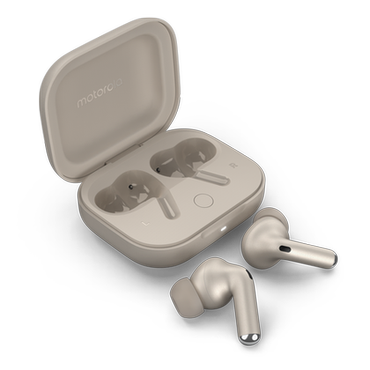 Motorola Moto Buds+ (Sound by BOSE), kremové