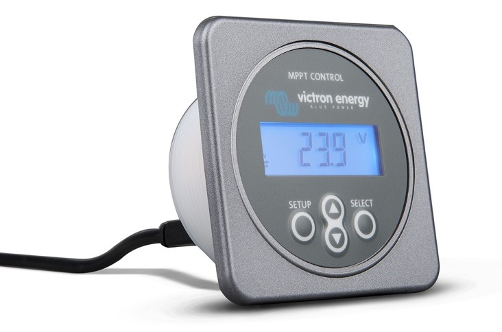 Displej MPPT regulátorov Victron Energy