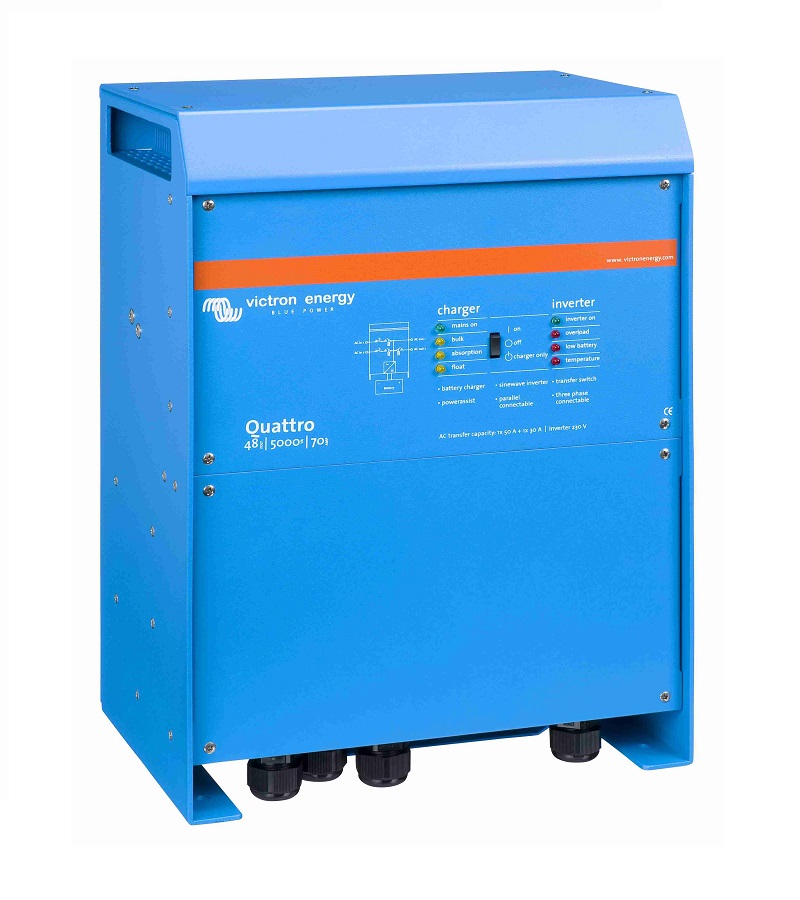 Menič/nabíjač Victron Energy Quattro 48V/5000VA/70A-100A/100A