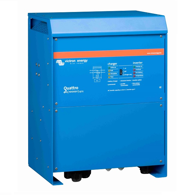 Menič/nabíjač Victron Energy Quattro 48V/10000VA/140A-100A/100A