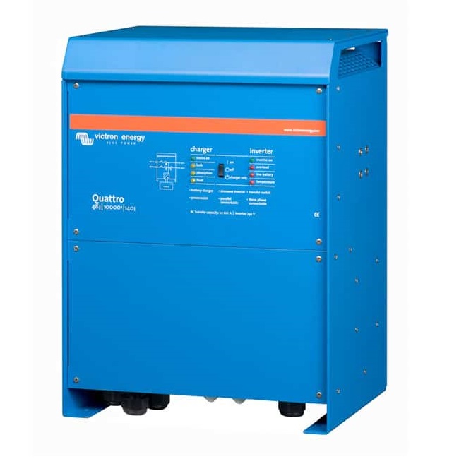 Menič/nabíjač Victron Energy Quattro 48V/10000VA/140A-100A/100A