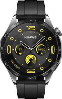 55020BGS HUAWEI WATCH GT4 46 mm Black Stainless steel/Black strap Phoinix-B19F