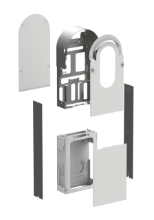 Schneider Electric EVlink Pro AC Metal sada rozvádzača, pre 1 samostatne stojacu nabíjaciu stanicu, oceľ